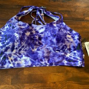 Torrid 2 Piece Tie Dye Top and Shorts Swim Set